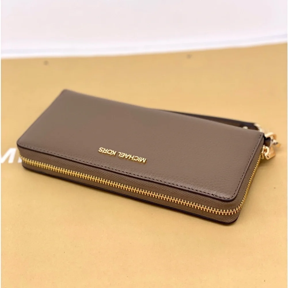 Michael Kors Large Continental Wallet Wristlet Dusk Color